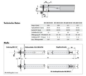 Rohrtürschließer ATS 600/35 KO, A